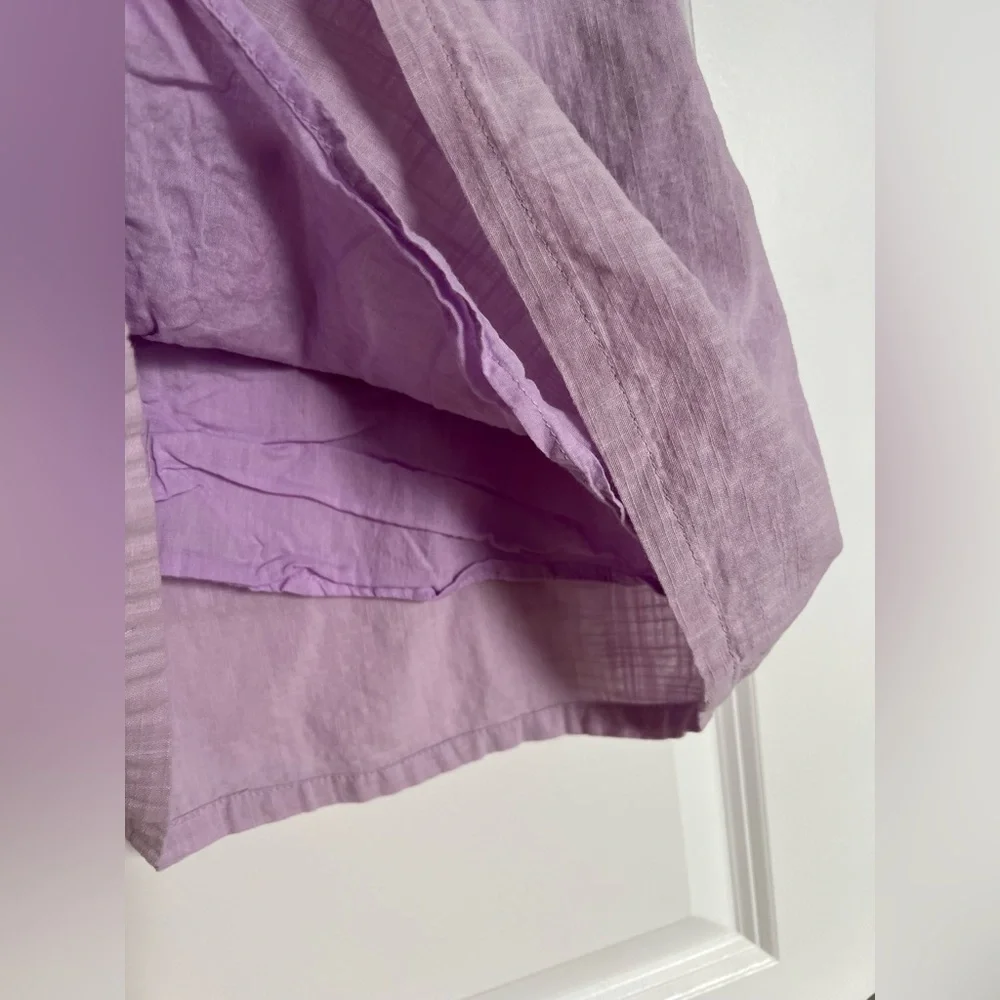 Lavender Puff Sleeve Mini Dress - Picture 5 of 10